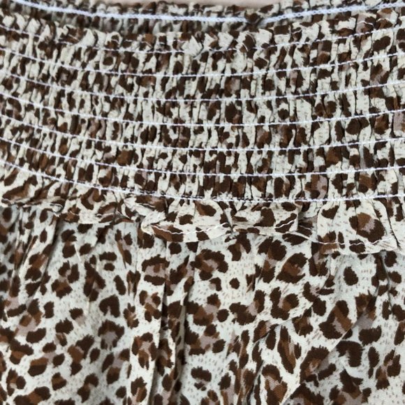 Free People FP Movement Leopard Off-Shoulder Top - Picture 5 of 15